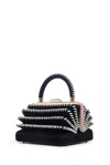 Gabriela Hearst Whipstitch Diana Bag In Black Suede In Black
