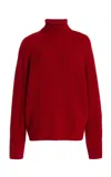 Gabriela Hearst Wigman Knit Turtleneck Sweater In Scarlet Red Cashmere In Scarlet Red
