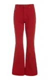 Gabriela Hearst Willa Bootcut Jean In Antelope Orange Recycled Cotton Denim