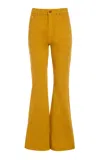 Gabriela Hearst Willa Bootcut Jean In Golden Birch Recycled Cotton Denim