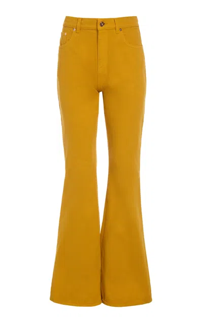 Gabriela Hearst Willa Bootcut Jean In Golden Birch Recycled Cotton Denim