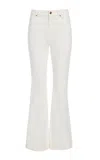 Gabriela Hearst Willa Bootcut Jean In White Recycled Cotton Denim