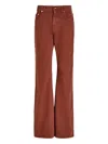 Gabriela Hearst Willa Bootcut Jeans In Brown