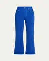 Gabriela Hearst Willa Long Bootcut Jeans In Blue