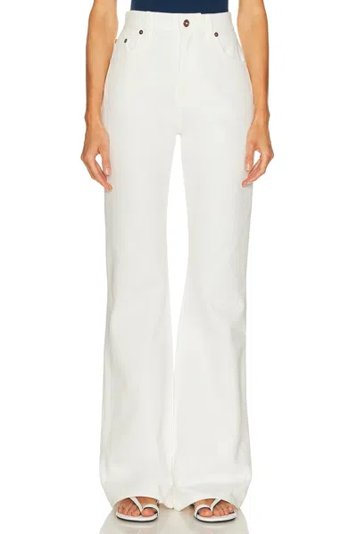 Gabriela Hearst Willa Long Bootcut Leg In White
