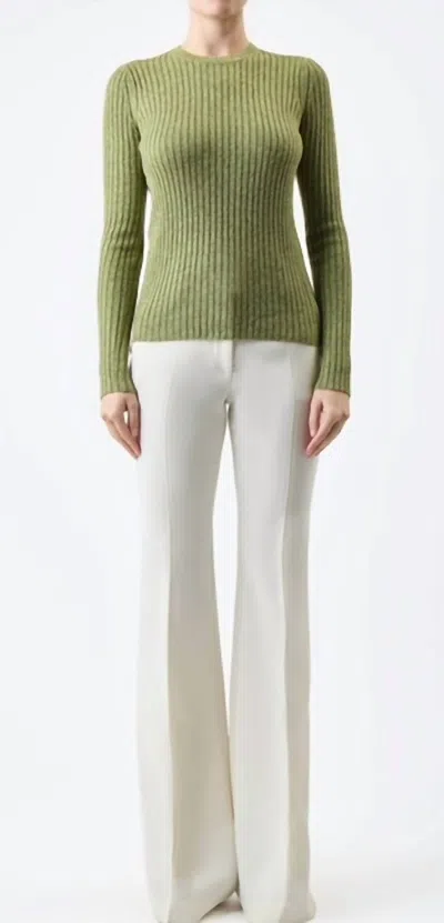 Gabriela Hearst Willow Knit Sweater In Bordeaux Multi