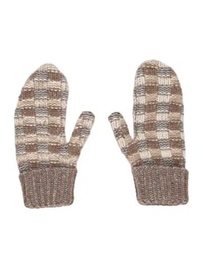 Pre-owned Gabriela Hearst Winter Gloves W/tags In Neutrals