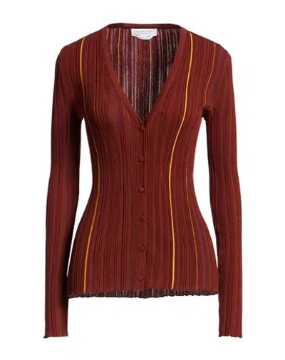 Gabriela Hearst Woman Cardigan Brown Size S Virgin Wool