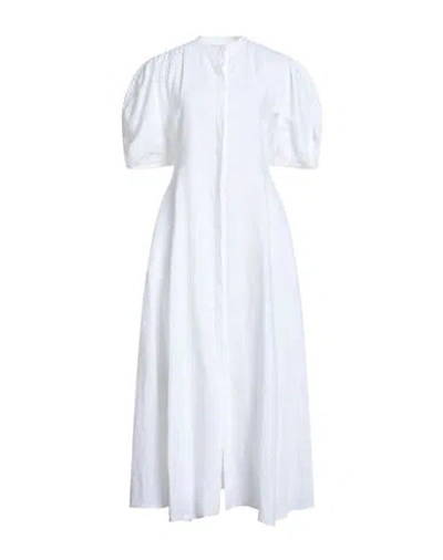 Gabriela Hearst Woman Maxi Dress White Size 4 Linen