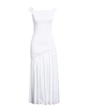 Gabriela Hearst Woman Maxi Dress White Size 6 Linen In White