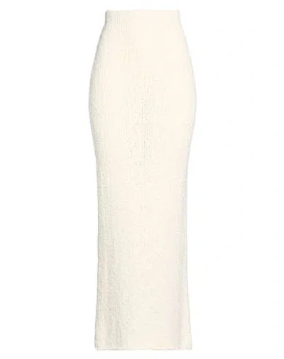 Gabriela Hearst Woman Maxi Skirt Ivory Size S Silk In Pink