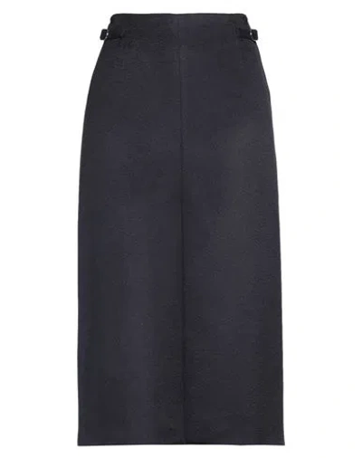 Gabriela Hearst Woman Midi Skirt Midnight Blue Size 8 Cashmere