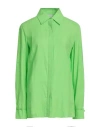 Gabriela Hearst Woman Shirt Light Green Size 8 Linen