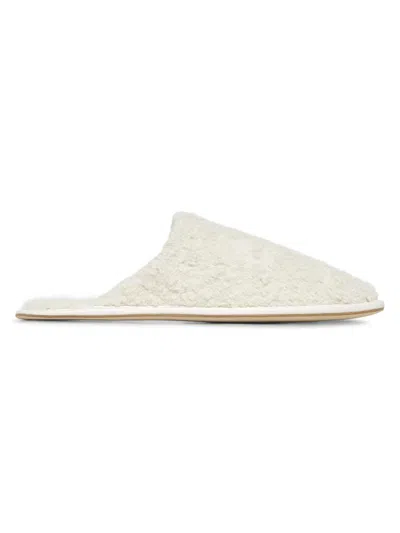 Gabriela Hearst Bristol Cashmere Slip-on Flats In White