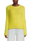 Gabriela Hearst Women's Dalton Cashmere Sweater In Lime