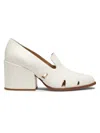 Gabriela Hearst Women's Eliza 80mm Leather Loafers In White