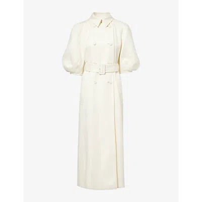 GABRIELA HEARST GABRIELA HEARST WOMEN'S IVORY IONA DOUBLE-BREASTED LINEN MAXI DRESS