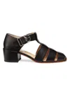 Gabriela Hearst Lyle Leather Caged Pumps In Black