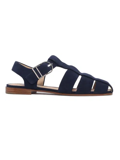 Gabriela Hearst + Net Sustain Lynn Organic Denim Sandals