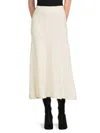 Gabriela Hearst Ostara Knit Maxi Skirt In Ivory Cashmere In Ivory