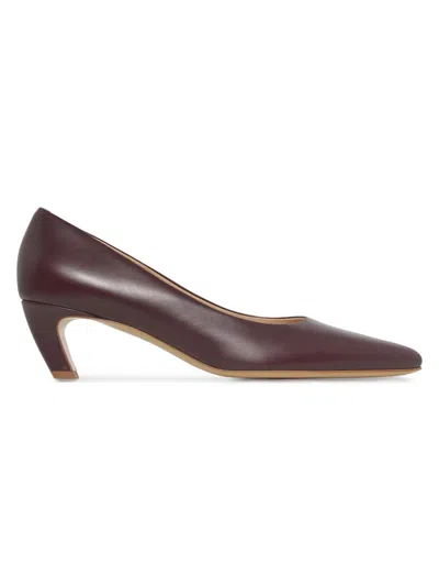 Gabriela Hearst 50mm Peggy Leather Pumps In Brown