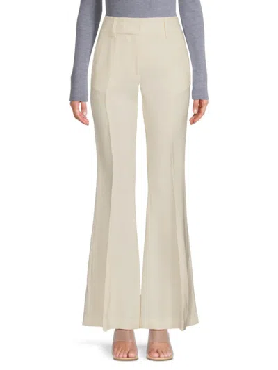 Gabriela Hearst Rhein Pressed-crease Trousers In Ivory