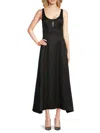 Gabriela Hearst Women's Sven Silk-linen Maxi Dress In Black