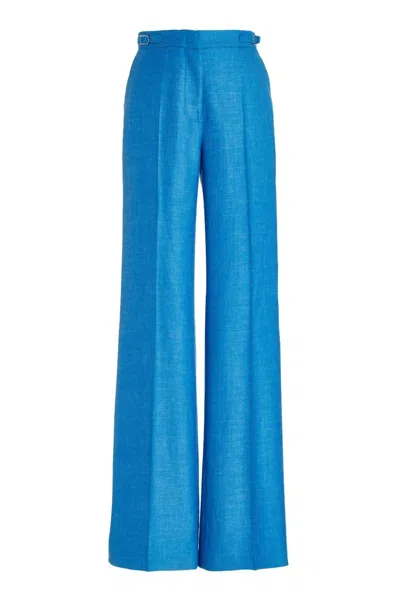 Gabriela Hearst Women's Tailored Pant In Blue