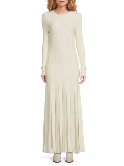 GABRIELA HEARST WOMEN'S WALSH VIRGIN WOOL-SILK MAXI DRESS