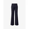 Gabriela Hearst Womens Dark Navy (drn) Vesta Flared Wool Trousers
