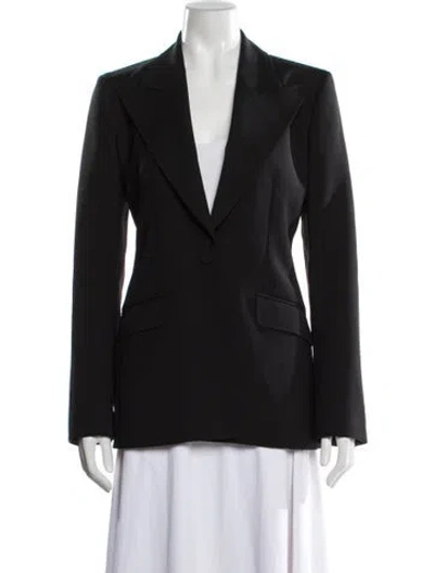 Pre-owned Gabriela Hearst Wool Blazer In Black