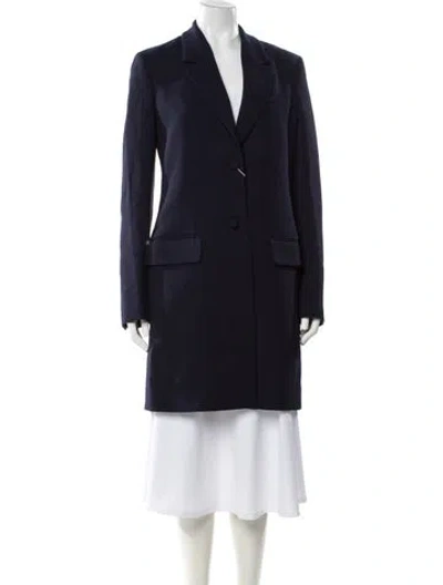 Pre-owned Gabriela Hearst Wool Blazer In Blue