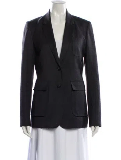 Pre-owned Gabriela Hearst Wool Blazer In Gray