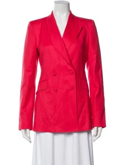 Pre-owned Gabriela Hearst Wool Blazer In Red