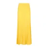 Gabriela Hearst Eula Pleated Midi Skirt In Gold