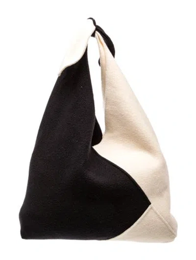 Pre-owned Gabriela Hearst Wool Hobo In Neutral