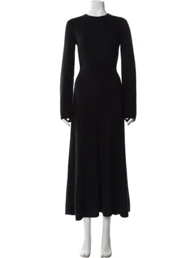 Pre-owned Gabriela Hearst Wool Long Dress In Gray