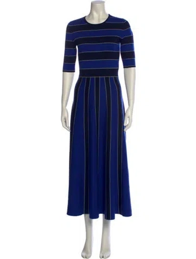 Pre-owned Gabriela Hearst Wool Long Dress In Multi