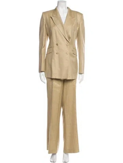 Pre-owned Gabriela Hearst Wool Pantsuit In Neutral