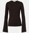 Gabriela Hearst Wool, Silk, And Cashmere Top In Brown