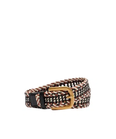 Gabriela Hearst Woven Leather Belt In Multi