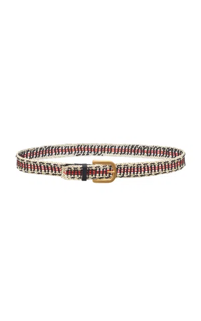 Gabriela Hearst Woven Sam Belt In Multi