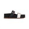 Gabriela Hearst Wren Black Lamb Leather Ballerinas