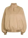 Gabriela Hearst Wynne Zip-up Bomber Jacket In Brown