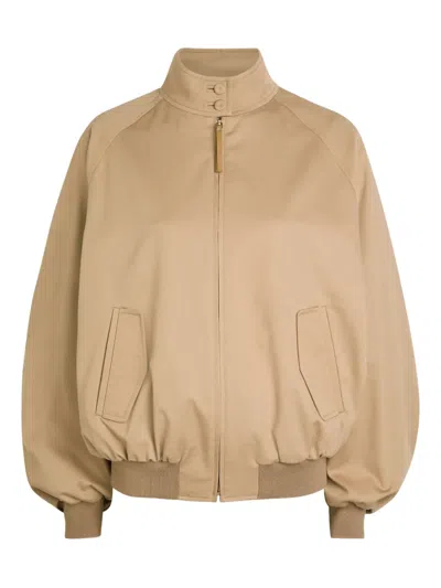 GABRIELA HEARST WYNNE ZIP-UP BOMBER JACKET