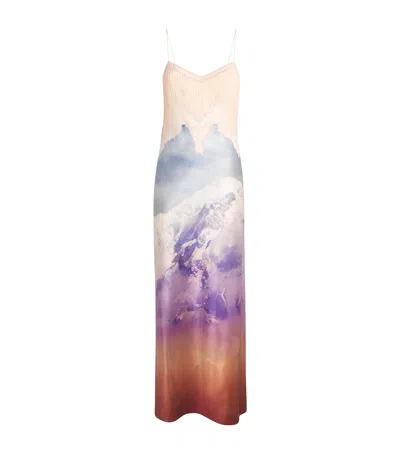 Gabriela Hearst X Paul Smith Silk Printed Adolphine Maxi Dress In Multi