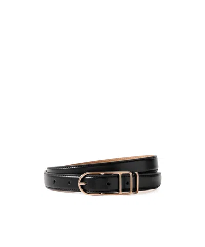 Gabriela Hearst Yeats Leather Belt In Black
