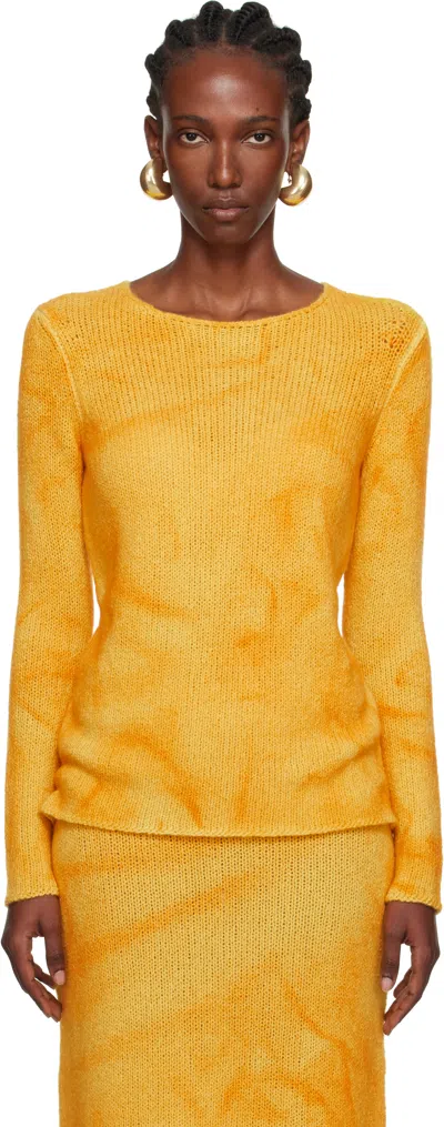 Gabriela Hearst Yellow Chivall Sweater