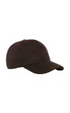 Gabriela Hearst Zed Baseball Hat In Chocolate Cashmere In Brown