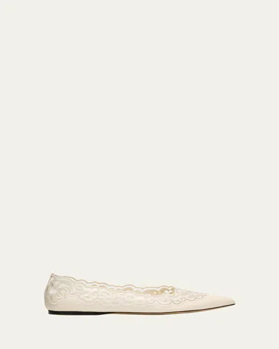 Gabriela Hearst Ziva Leather Ballerina Flats